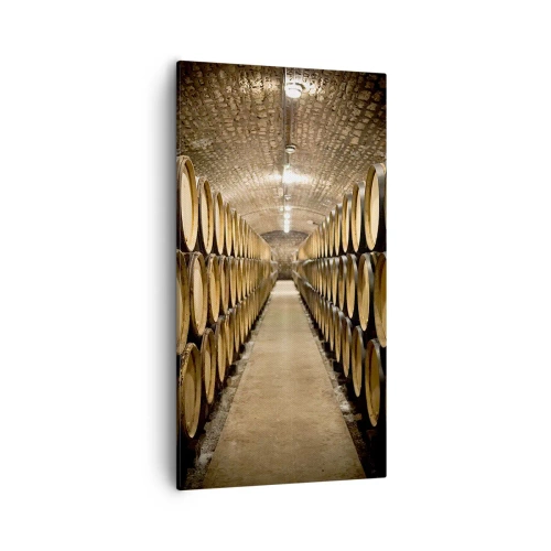 Impression sur toile - Image sur toile - Dans un sous-sol en brique - 55x100 cm