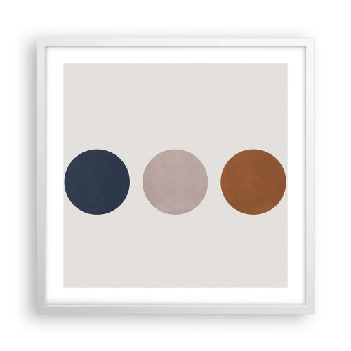 Affiche dans un cadre blanc - Poster - Symbole d'excellence - 50x50 cm