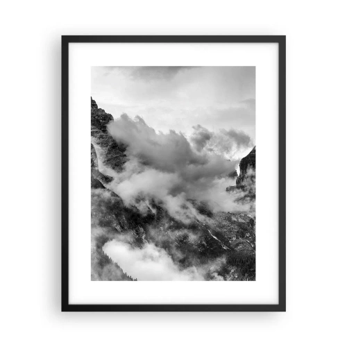 Affiche dans un cadre noir - Poster - Belle et cruelle - 40x50 cm