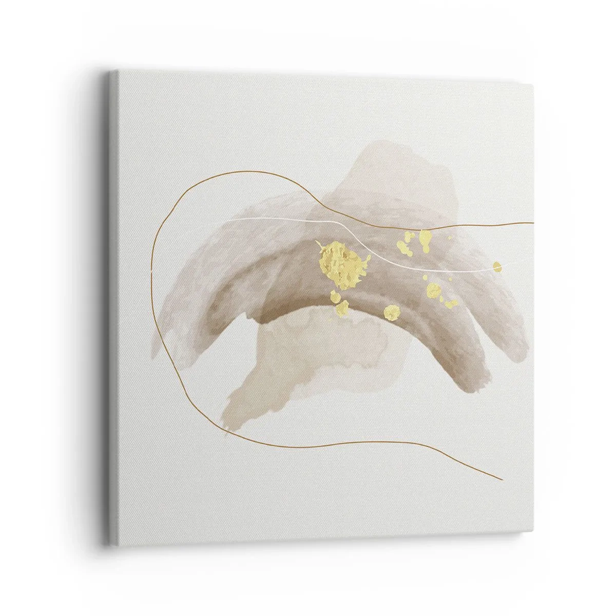 Impression sur toile - Image sur toile - rencontré dans l'espace - 30x30 cm