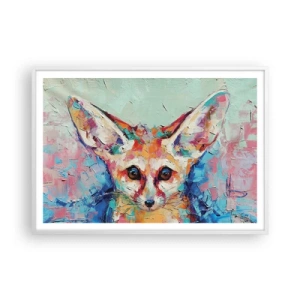 Affiche dans un cadre blanc - Poster - Etes-vous prêts pour moi? - 100x70 cm