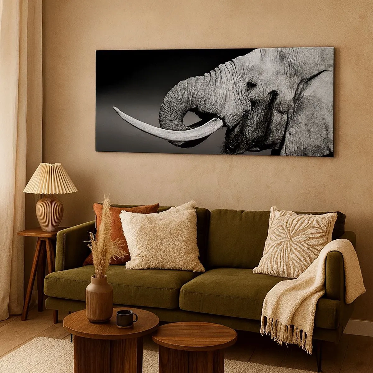 Impression sur toile - Image sur toile - Oui, c'est bon maintenant - 100x40 cm