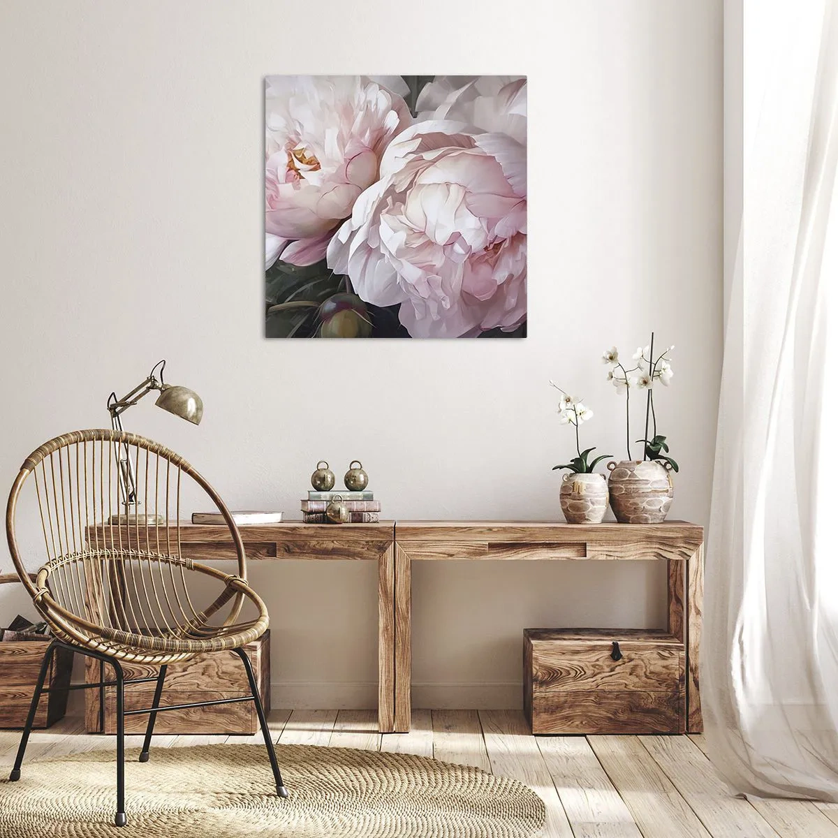 Impression sur toile - Image sur toile - Arrêté en pleine floraison - 30x30 cm