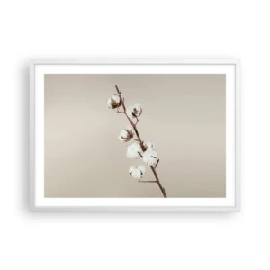 Affiche dans un cadre blanc - Poster - A la source de la douceur - 70x50 cm