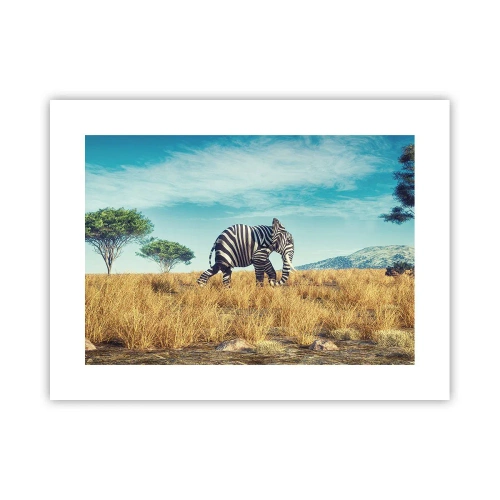 Affiche - Poster - Le gris n'est déjà plus à la mode - 40x30 cm