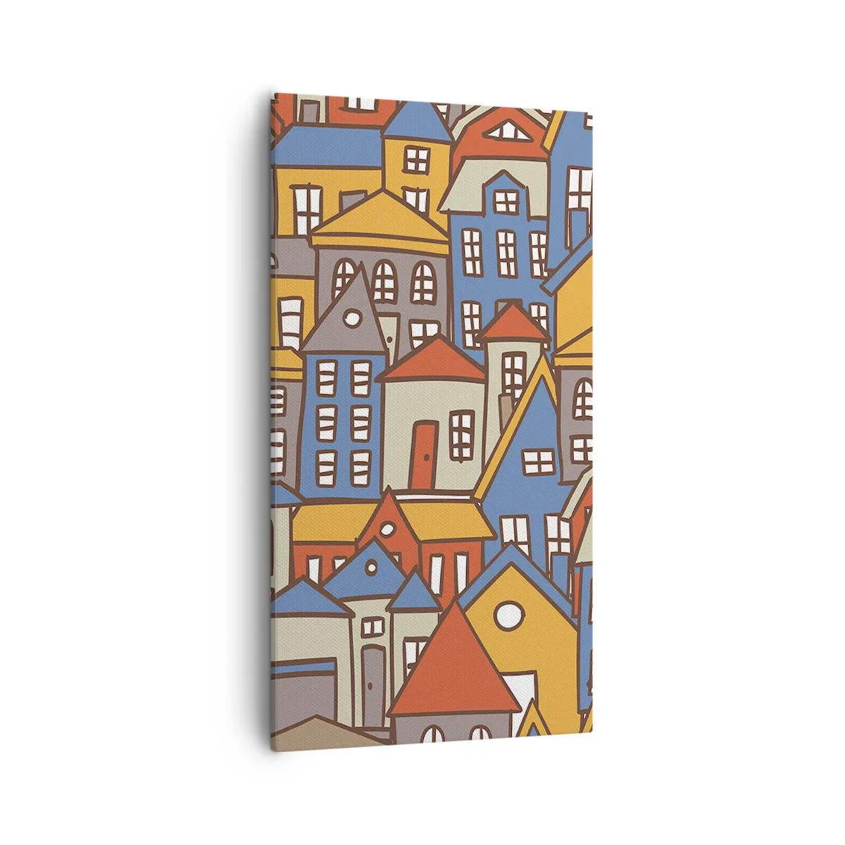 Impression sur toile - Image sur toile - Derrière la maison, une maison - 55x100 cm