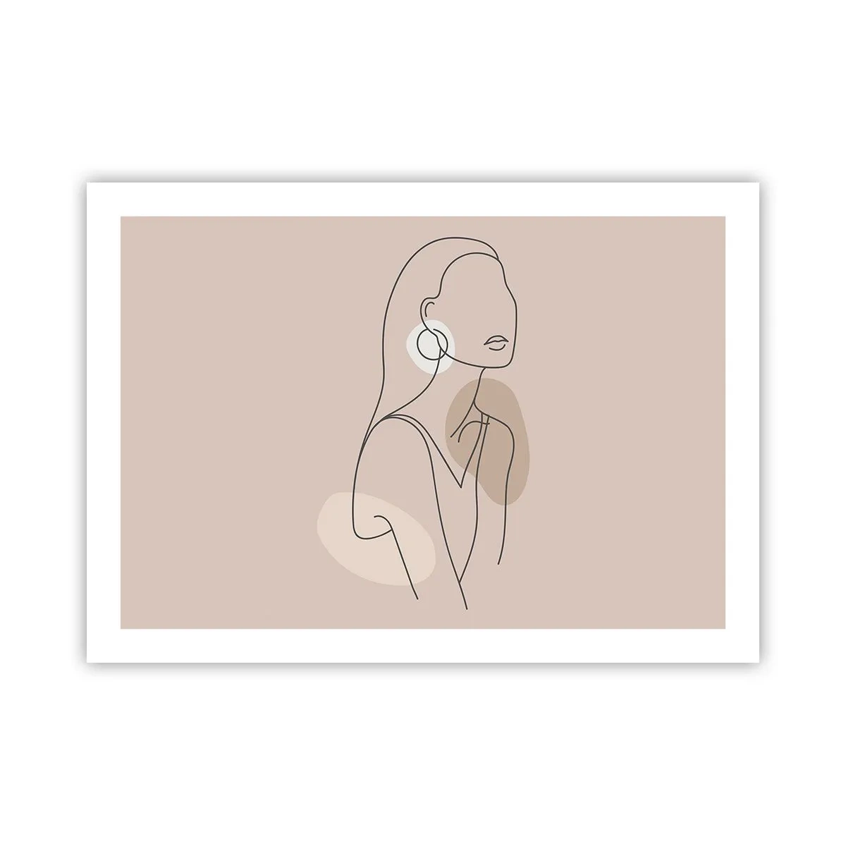 Affiche - Poster - Icone féminin - 70x50 cm