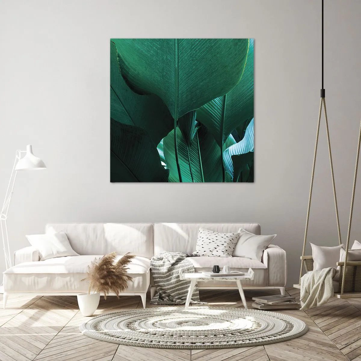 Impression sur toile - Image sur toile - Tourné vers la lumière - 60x60 cm