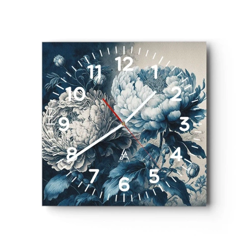 Horloge murale - Pendule murale - Paire assortie - 30x30 cm