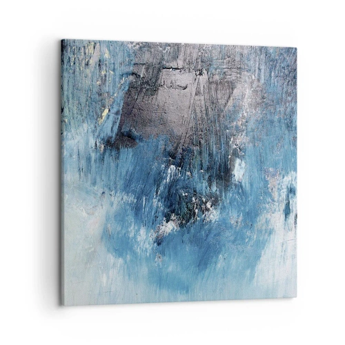 Impression sur toile - Image sur toile - Rhapsodie en bleu - 50x50 cm