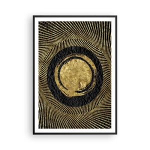 Affiche dans un cadre noir - Poster - Composition glamour - 70x100 cm