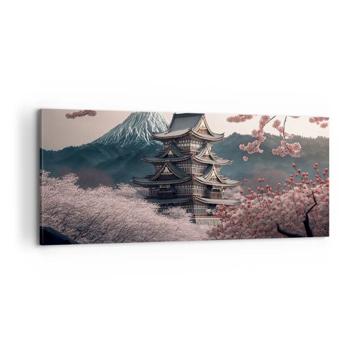 Impression sur toile - Image sur toile - Le pays des cerisiers en fleurs - 100x40 cm