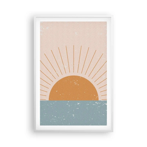 Affiche dans un cadre blanc - Poster - Un miracle au quotidien - 61x91 cm