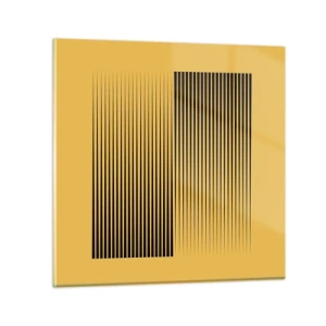 Impression sur verre - Image sur verre - Cadre opposé - 40x40 cm