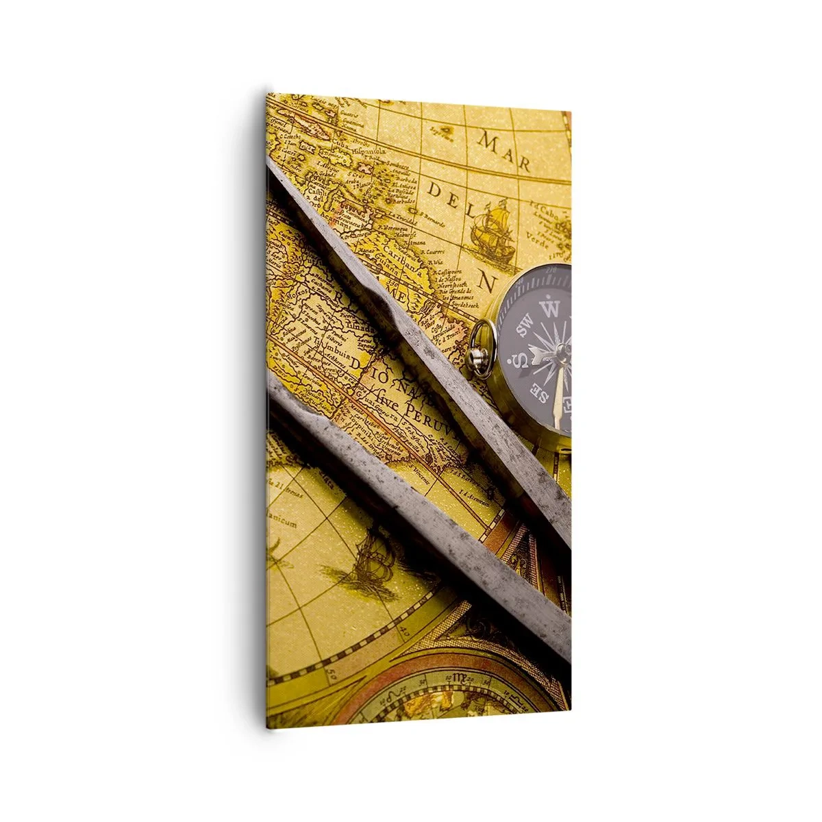 Impression sur toile - Image sur toile - Où sont ces trésors? - 65x120 cm