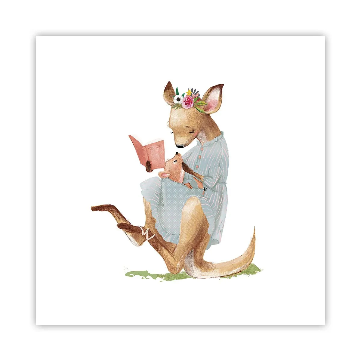 Affiche - Poster - Lis-moi maman - 50x50 cm