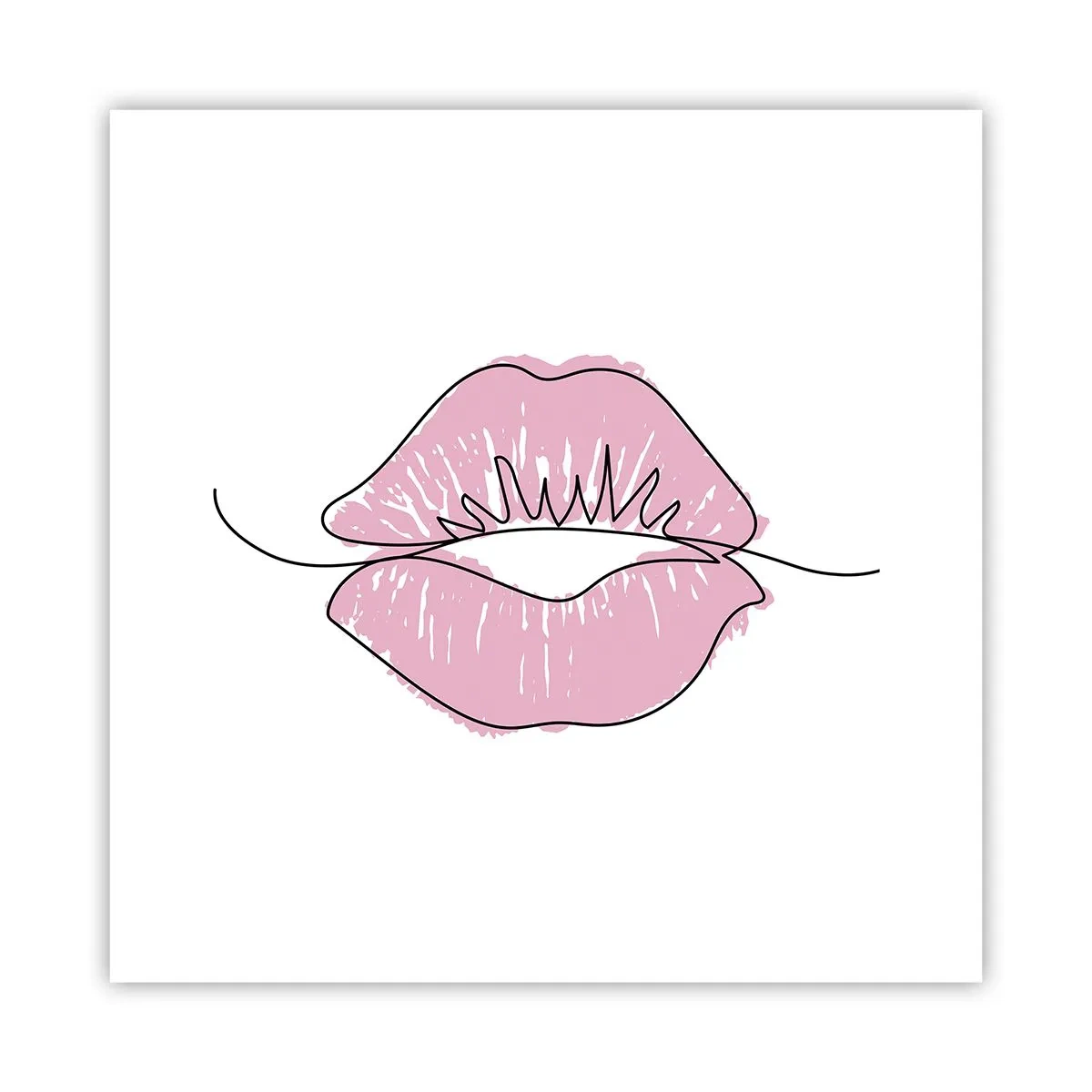 Affiche - Poster - Prêt à l'embrassade? - 30x30 cm