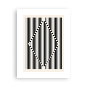 Affiche - Poster - Illusion géométrique - 30x40 cm