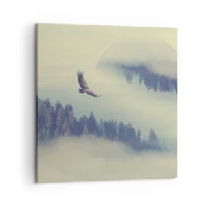 Impression sur toile - Image sur toile - J'ai vu l'ombre d'un aigle - 50x50 cm