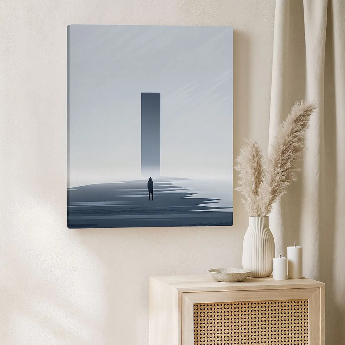 Impression sur toile - Image sur toile - Opportunité ou menace ? - 30x30 cm