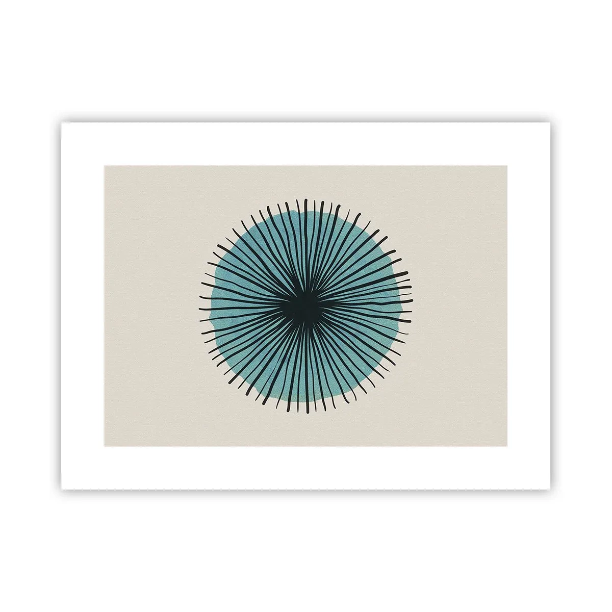 Affiche - Poster - Rayonnant dans l'azur - 40x30 cm