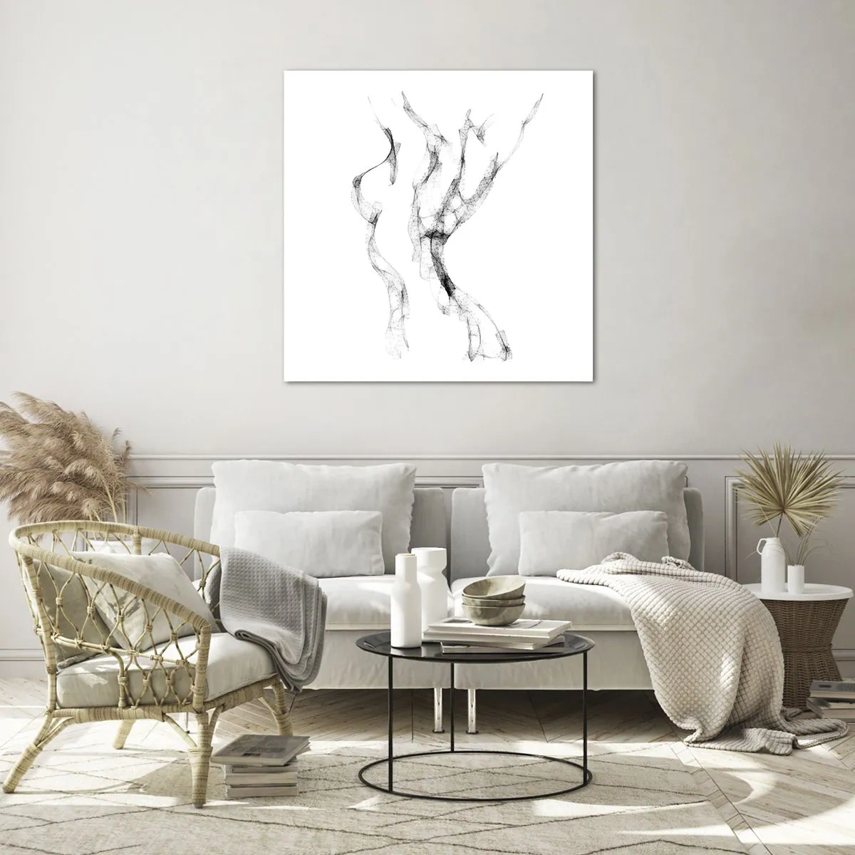 Impression sur verre - Image sur verre - Belle et forte - 60x60 cm