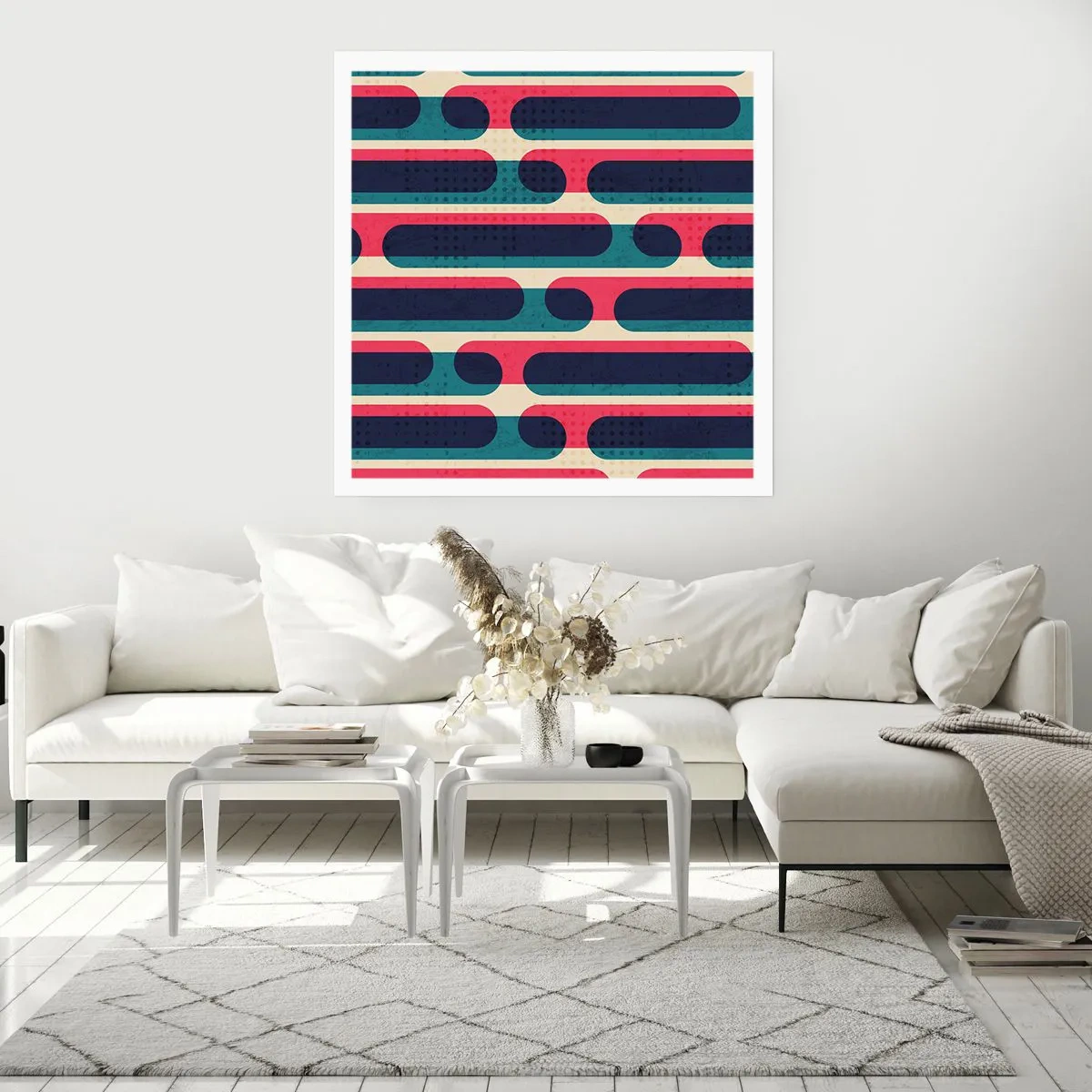 Affiche - Poster - En profondeur et sur l'avant - 40x40 cm