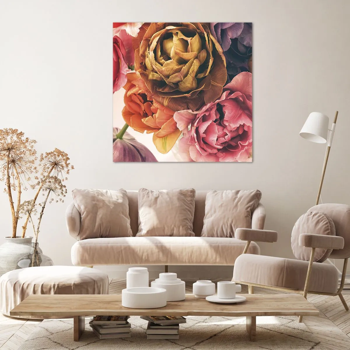 Impression sur toile - Image sur toile - La fête de la vie - 70x70 cm