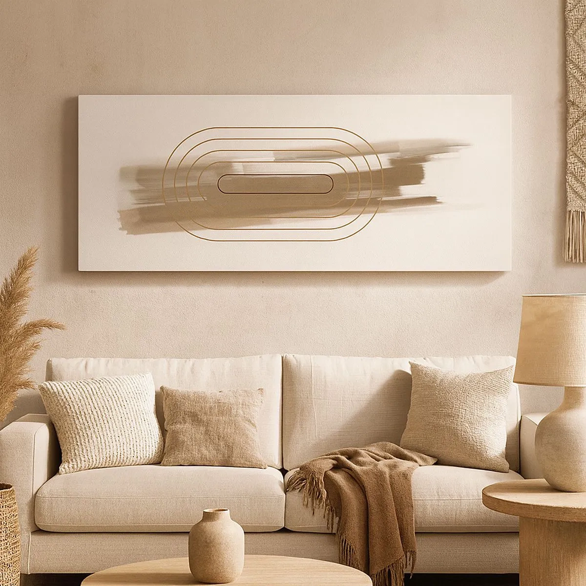 Impression sur toile - Image sur toile - Parfum de gris - 100x40 cm