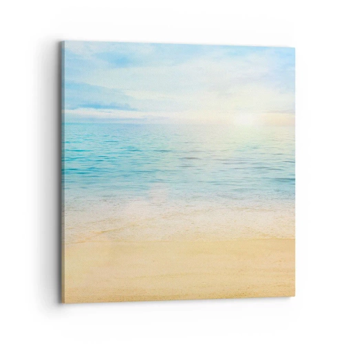 Impression sur toile - Image sur toile - Le grand bleu - 70x70 cm