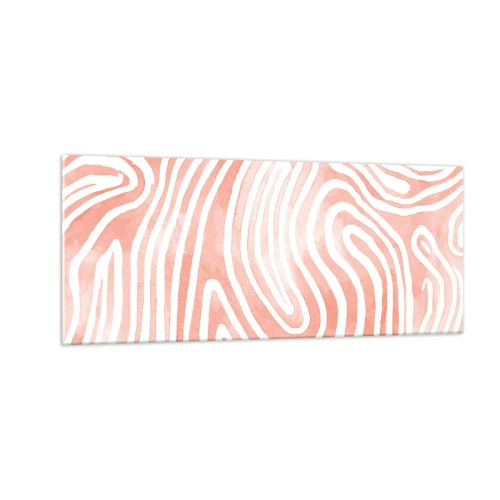 Impression sur verre - Image sur verre - Dans le labyrinthe de corail - 100x40 cm