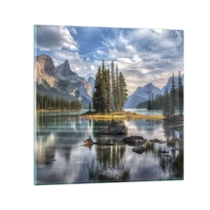 Impression sur verre - Image sur verre - Sous les grandes eaux claires - 30x30 cm