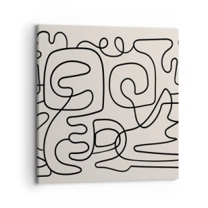 Impression sur toile - Image sur toile - Suivez les indices - 70x70 cm