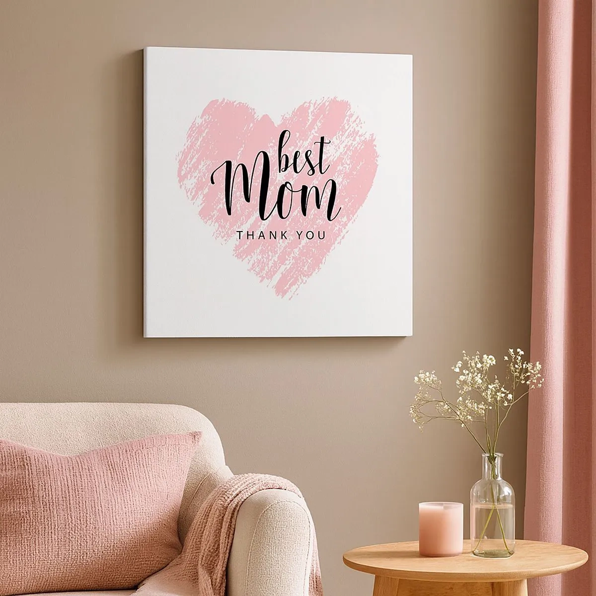 Impression sur toile - Image sur toile - Toujours au bon moment - 30x30 cm