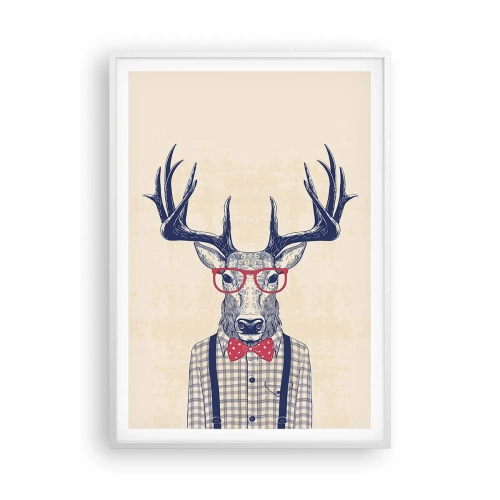 Affiche dans un cadre blanc - Poster - Une extravagance amusante - 70x100 cm