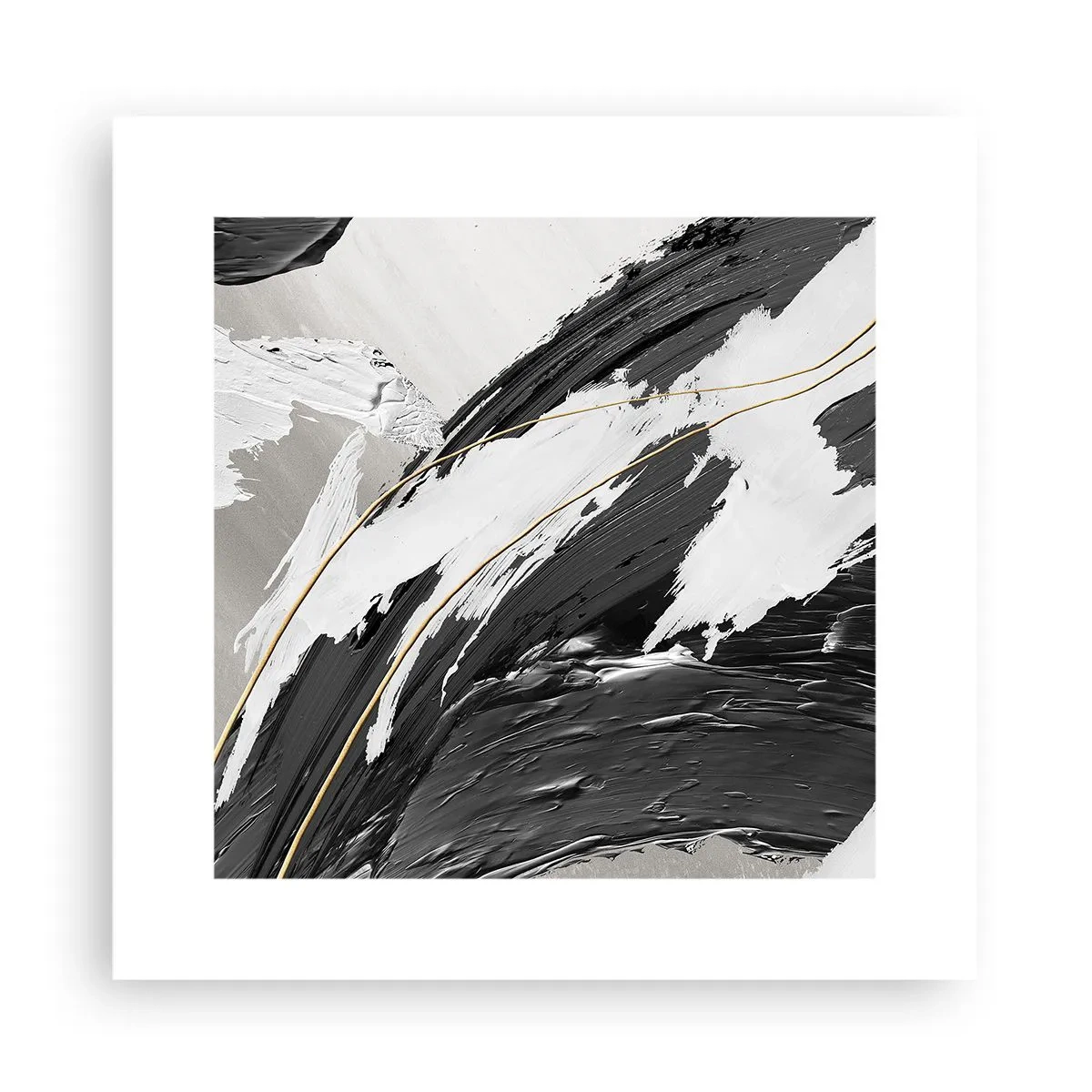 Affiche - Poster - L'abstraction à grande échelle - 30x30 cm
