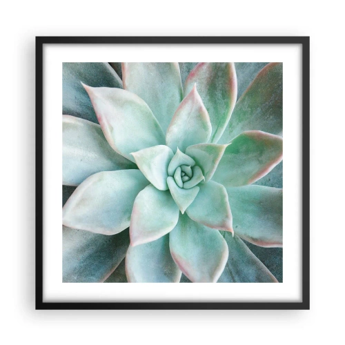 Affiche dans un cadre noir - Poster - Le coeur du désert - 50x50 cm