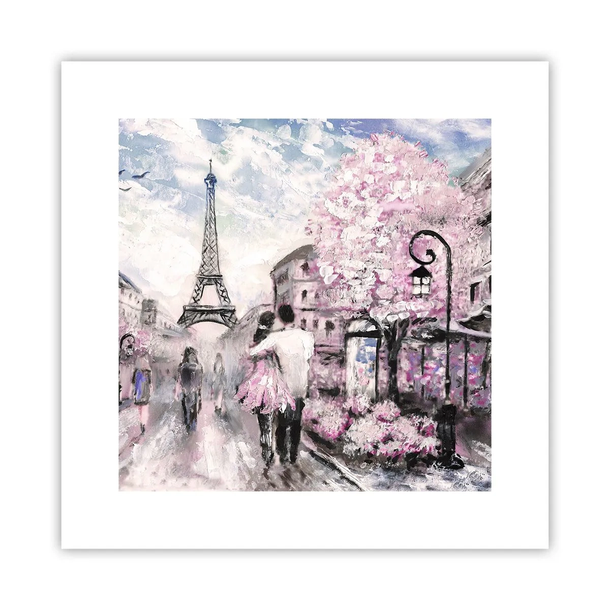 Affiche - Poster - Comment tomber amoureu, il faut juste... - 30x30 cm