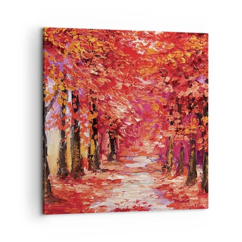 Impression sur toile - Image sur toile - Impression d'automne - 50x50 cm