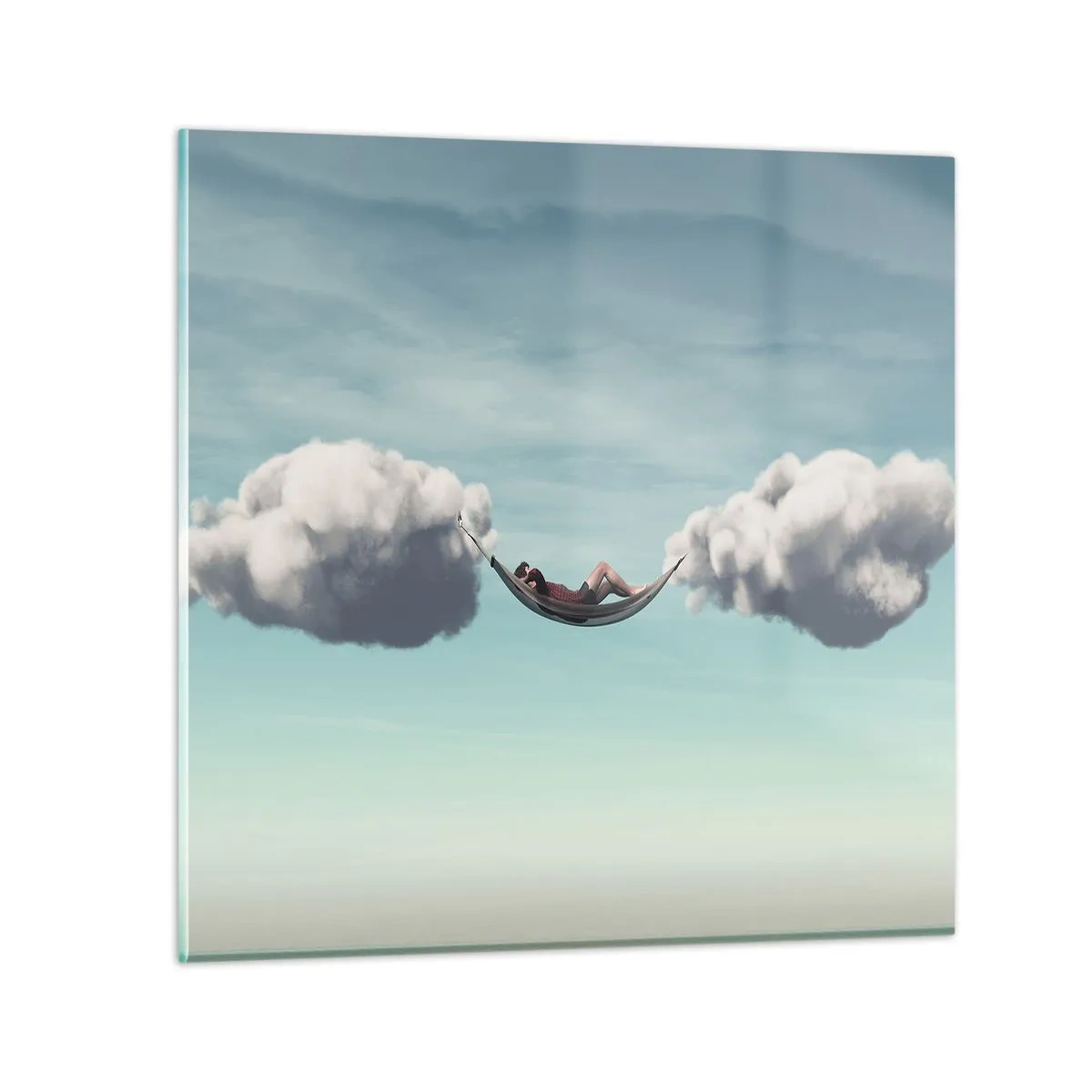 Impression sur verre - Image sur verre - Instant de bonheur - 70x70 cm