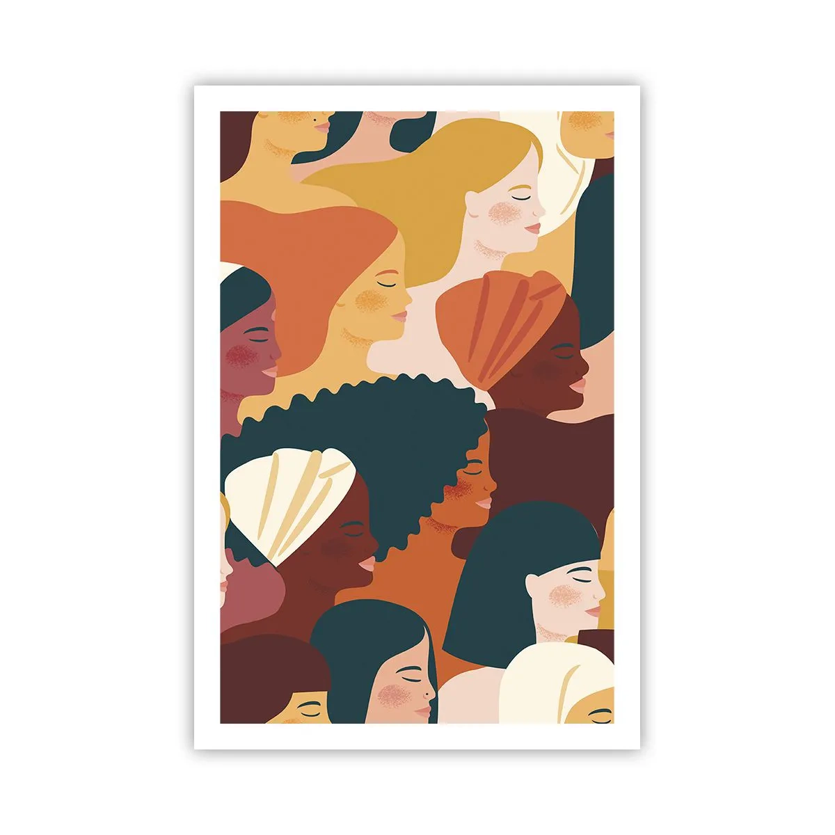 Affiche - Poster - Uniquement la féminité - 61x91 cm