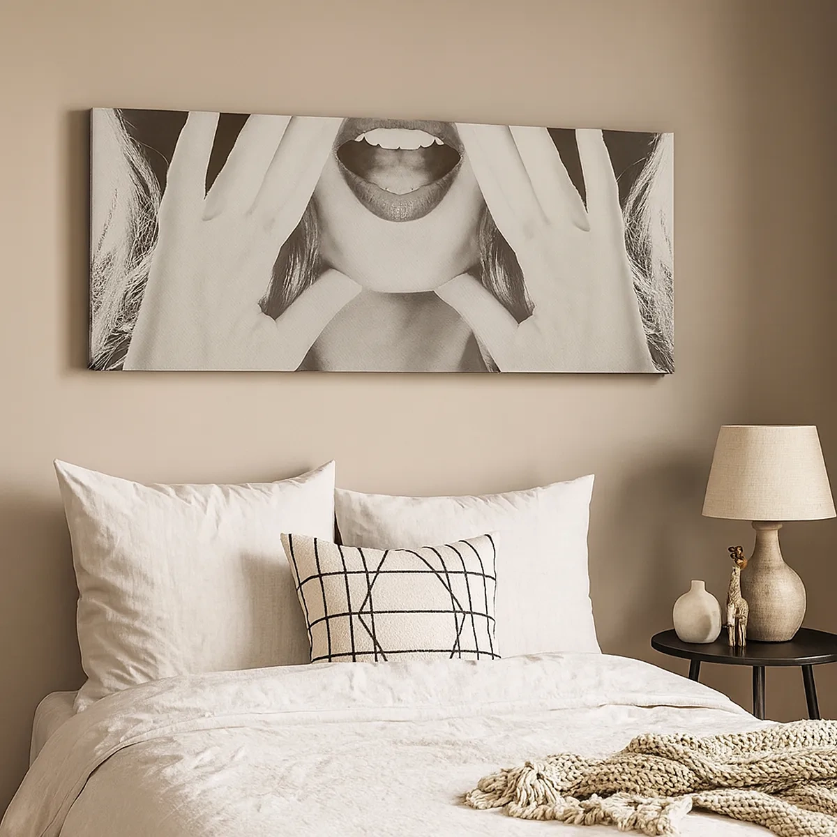 Impression sur toile - Image sur toile - J'arrive! - 30x30 cm