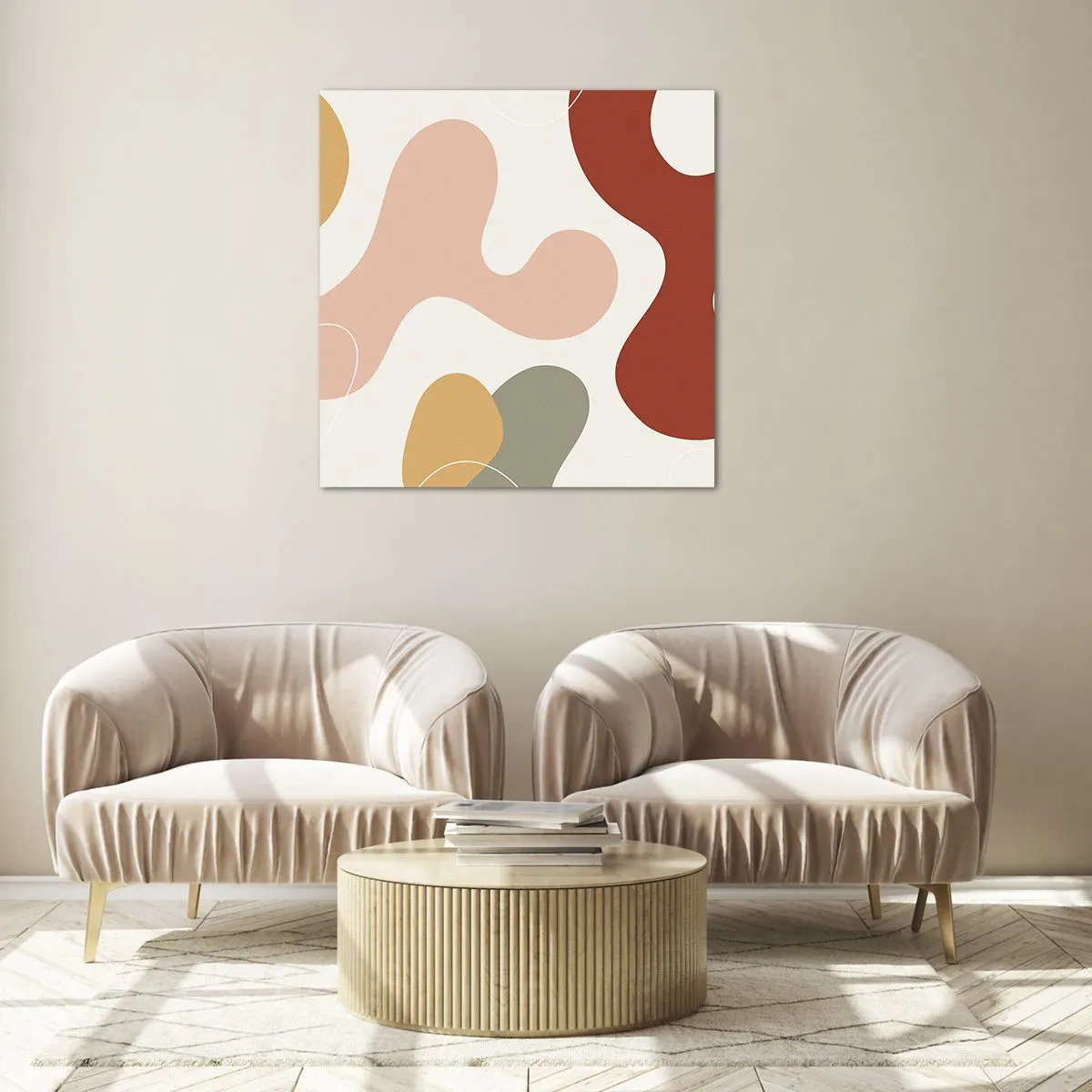 Impression sur verre - Image sur verre - Entrelac - 50x50 cm