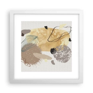 Affiche dans un cadre blanc - Poster - Plumcologie appliquée - 30x30 cm