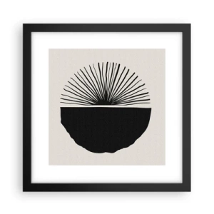 Affiche dans un cadre noir - Poster - Une gamme de possibilités - 30x30 cm