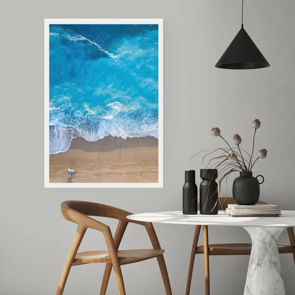 Affiche - Poster - La force du bleu - 70x100 cm