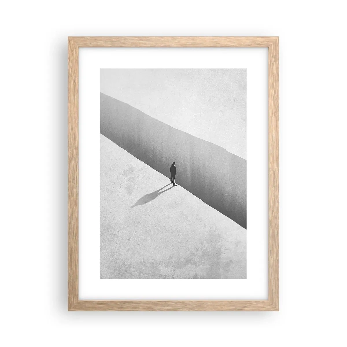 Affiche dans un chêne clair - Poster - Un objectif clair - 30x40 cm