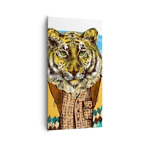 Impression sur toile - Image sur toile - Pas aussi sauvage qu'ils le décrivent - 65x120 cm