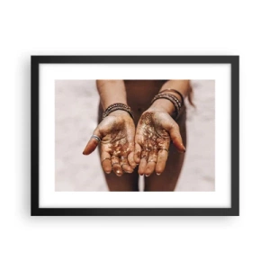 Affiche dans un cadre noir - Poster - Un don pour vous - 40x30 cm