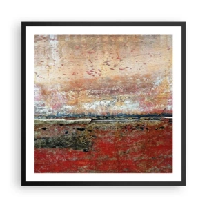 Affiche dans un cadre noir - Poster - C'est peut-être la mer - 60x60 cm